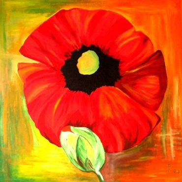 Lebensberatung Runa Runge - Gemalte Blume