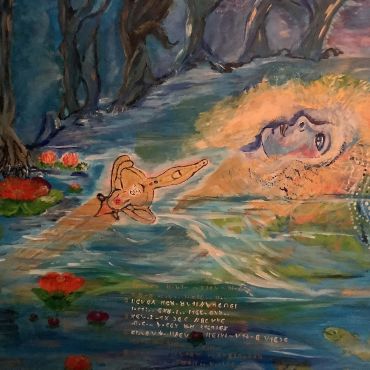 Lebensberatung Runa Runge - Gemaltes Schwert